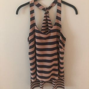 BCBG Maxaria striped tank